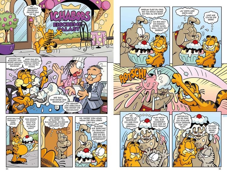 Produktbild: Lesefutter - Vollfarbige Garfield Comic-Geschichten