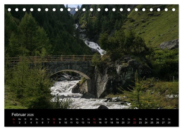 Produktbild: Osttiroler Impressionen (Tischkalender 2026 DIN A5 quer), CALVENDO Monatskalender