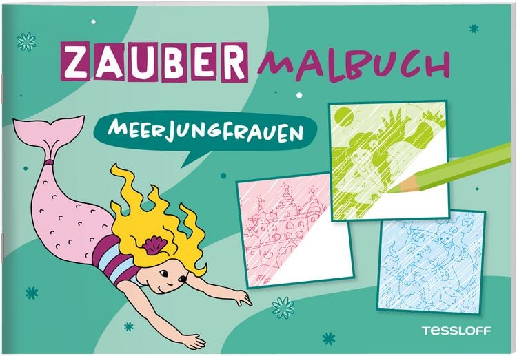 Produktbild: Zaubermalbuch. Meerjungfrauen