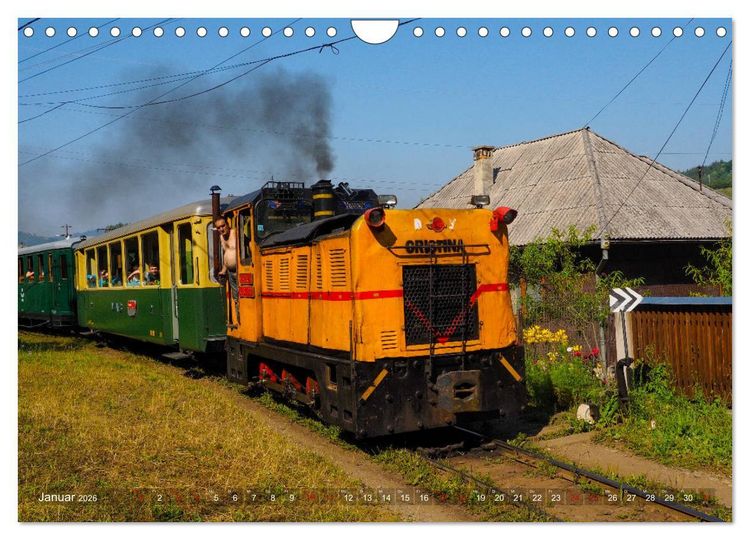 Produktbild: Waldbahnen in Rum&auml;nien - Die letzten Mocanitas (Wandkalender 2026 DIN A4 quer), CALVENDO Monatskalender