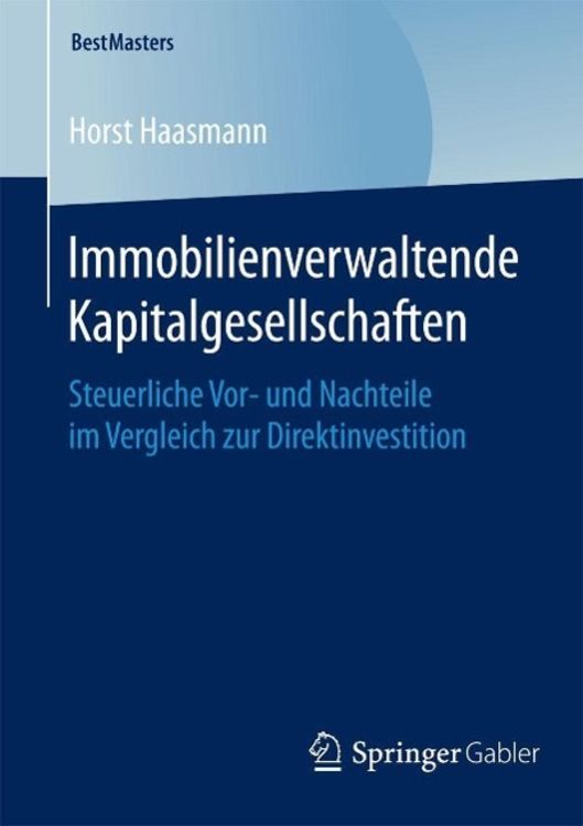 Produktbild: Immobilienverwaltende Kapitalgesellschaften