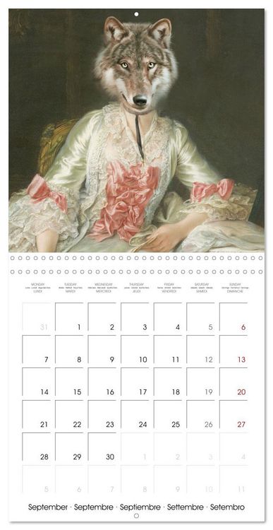 Produktbild: Aristocrat Animals (Wall Calendar 2026 12 &times; 12 Inch) CALVENDO 12 Month Wall Calendar