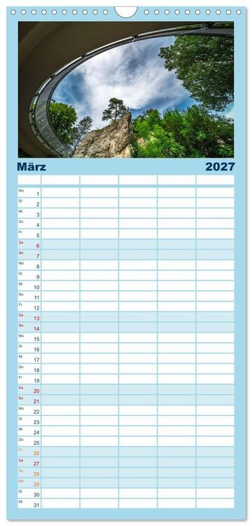 Produktbild: Familienplaner 2027 - Sigmaringen - h&uuml;bsche Kleinstadt an der Donau mit 5 Spalten (Wandkalender, 21 x 45 cm) CALVENDO