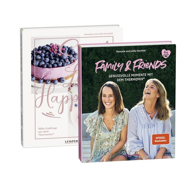 Produktbild: Die besten Gl&uuml;cksrezepte, Bundle; Food with Love; Herzfeld, Manuela / Herzfeld, Jo&euml;lle