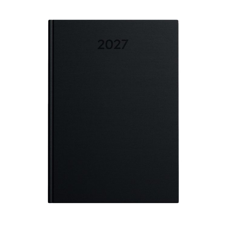 Produktbild: Idena Buchkalender 2027 Basic schwarz DIN A5 320 Seiten