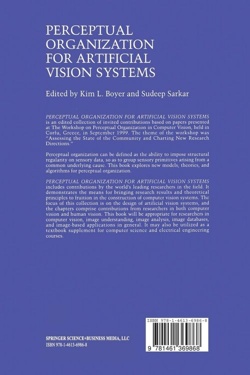 Produktbild: Perceptual Organization for Artificial Vision Systems