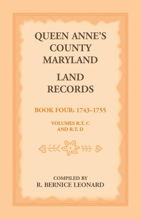 Produktbild: Queen Anne's County, Maryland Land Records, Book 4