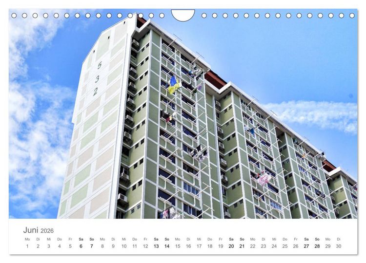 Produktbild: Singapur (Wandkalender 2026 DIN A4 quer), CALVENDO Monatskalender