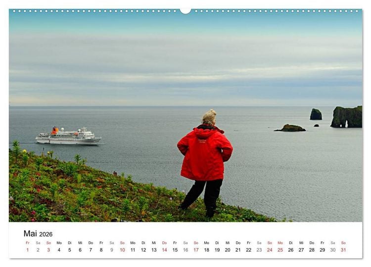 Produktbild: Expeditions-Kreuzfahrten MS BREMEN und MS HANSEATIC (Wandkalender 2026 DIN A2 quer), CALVENDO Monatskalender