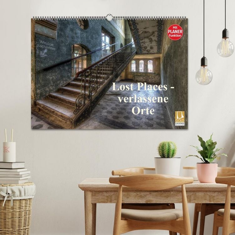 Produktbild: Lost Places - verlassene Orte (Wandkalender 2026 DIN A2 quer), CALVENDO Monatskalender