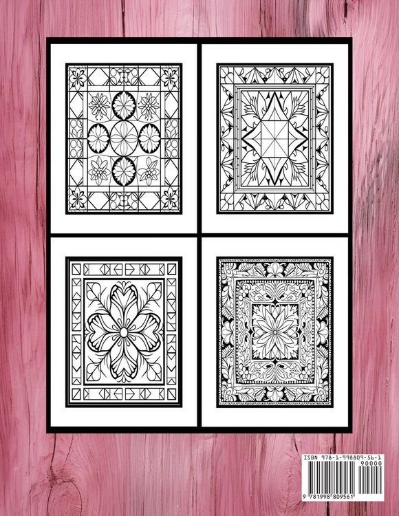 Produktbild: Bohemian Patchwork Quilt Coloring Book