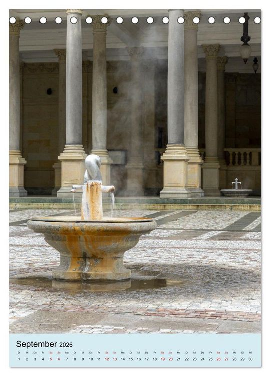 Produktbild: Spaziergang durch Karlovy Vary (Tischkalender 2026 DIN A5 hoch), CALVENDO Monatskalender