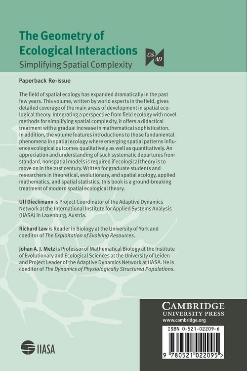 Produktbild: The Geometry of Ecological Interactions