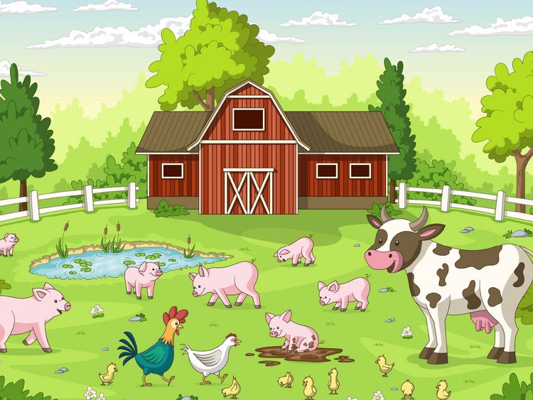 Produktbild: CALVENDO Puzzle Auf dem Bauernhof | 1000 Teile Lege-Gr&ouml;&szlig;e 64x48cm Foto-Puzzle f&uuml;r gl&uuml;ckliche Stunden