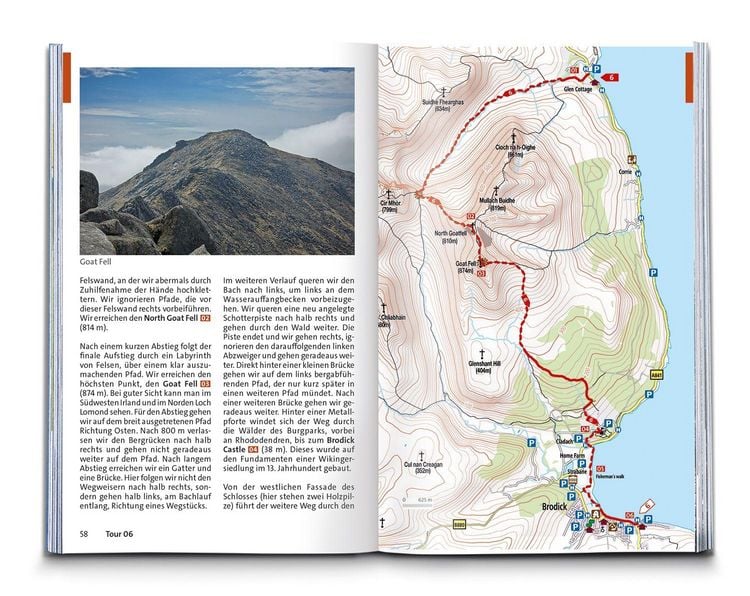 Produktbild: KOMPASS Wanderf&uuml;hrer Schottland, 63 Touren mit Extra-Tourenkarte