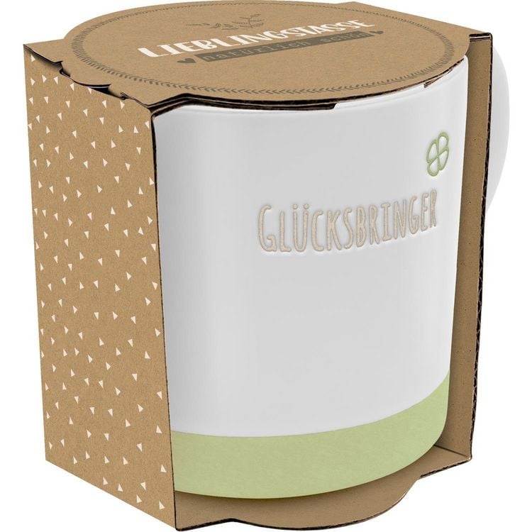 Produktbild: GRUSS & CO Tasse mit Gravur "Gl&uuml;cksbringer"