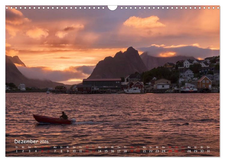 Produktbild: VESTERALEN UND LOFOTEN - Inselparadies im Eismeer (Wandkalender 2026 DIN A3 quer), CALVENDO Monatskalender