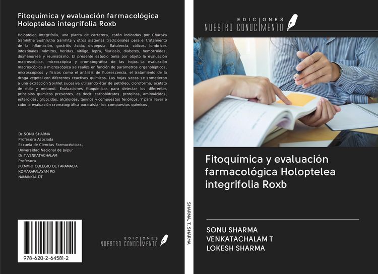 Produktbild: Fitoqu&iacute;mica y evaluaci&oacute;n farmacol&oacute;gica Holoptelea integrifolia Roxb