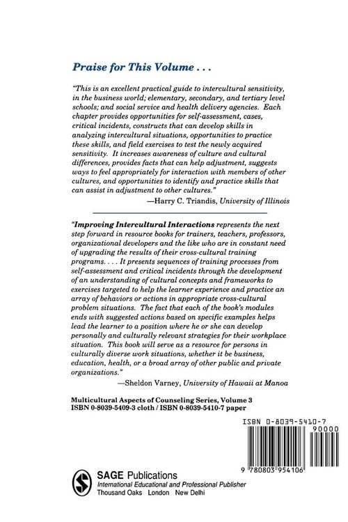Produktbild: Improving Intercultural Interactions