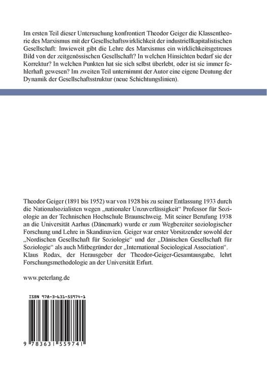 Produktbild: Die Klassengesellschaft im Schmelztiegel