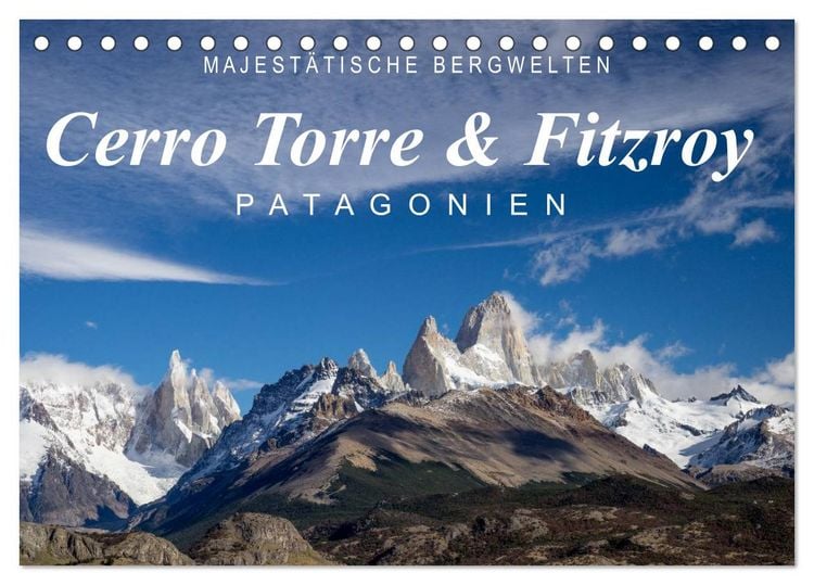 Produktbild: Majest&auml;tische Bergwelten Cerro Torre & Fitzroy Patagonien (Tischkalender 2026 DIN A5 quer), CALVENDO Monatskalender