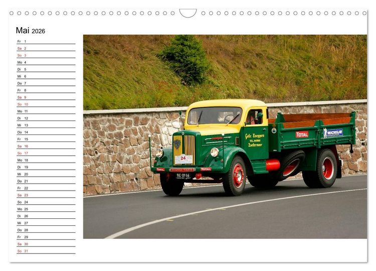 Produktbild: Klassische Lastkraftwagen (Wandkalender 2026 DIN A3 quer), CALVENDO Monatskalender