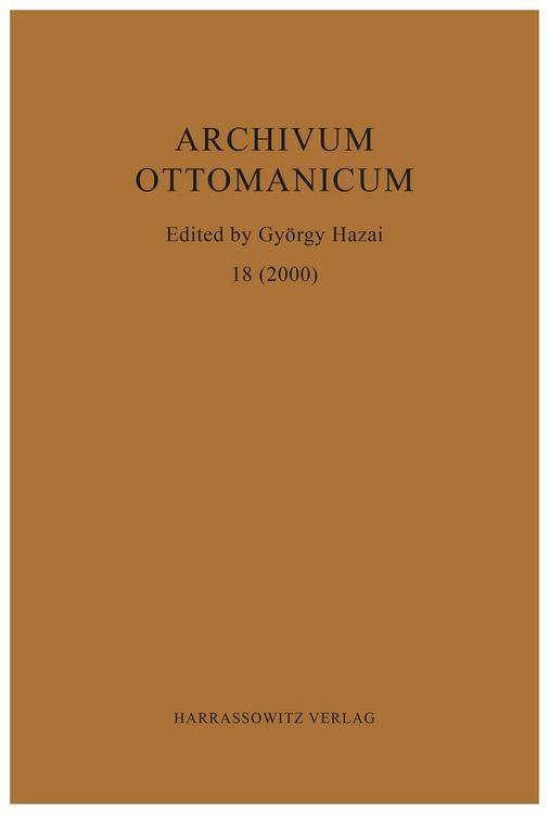 Produktbild: Archivum Ottomanicum 18 (2000)