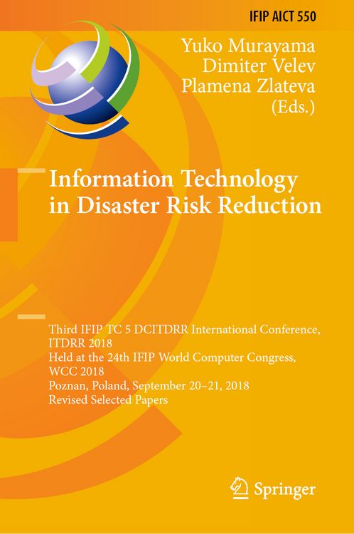 Produktbild: Information Technology in Disaster Risk Reduction