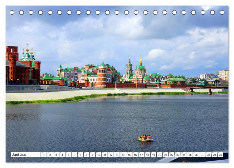 Produktbild: Malerisches Russland - Impressionen aus Joschkar-Ola (Tischkalender 2026 DIN A5 quer), CALVENDO Monatskalender