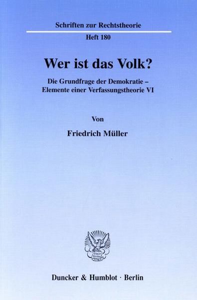 Produktbild: Wer ist das Volk?