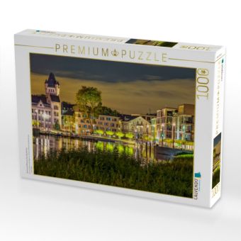 Produktbild: CALVENDO Puzzle Dortmund Phoenix See Nachtruhe | 1000 Teile Lege-Gr&ouml;&szlig;e 64x48cm Foto-Puzzle f&uuml;r gl&uuml;ckliche Stunden