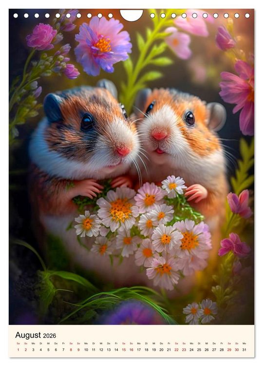 Produktbild: Was f&uuml;r ein Hamster (Wandkalender 2026 DIN A4 hoch), CALVENDO Monatskalender