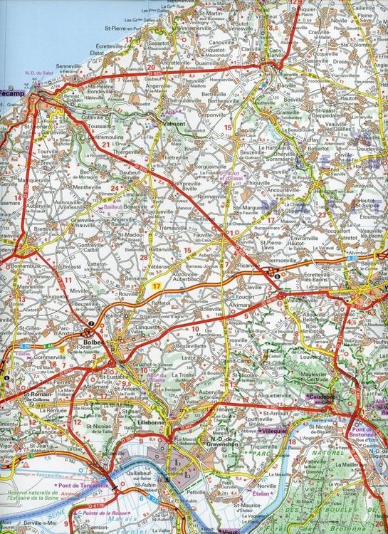 Produktbild: Michelin Zoomkarte Normandie K&uuml;ste