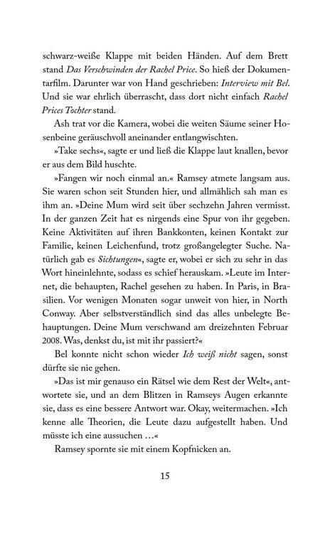 Produktbild: The Reappearance of Rachel Price (deutsche Ausgabe)