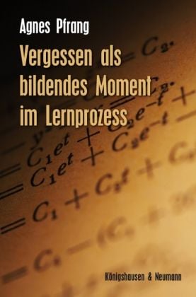 Produktbild: Vergessen als bildendes Moment im Lernprozess