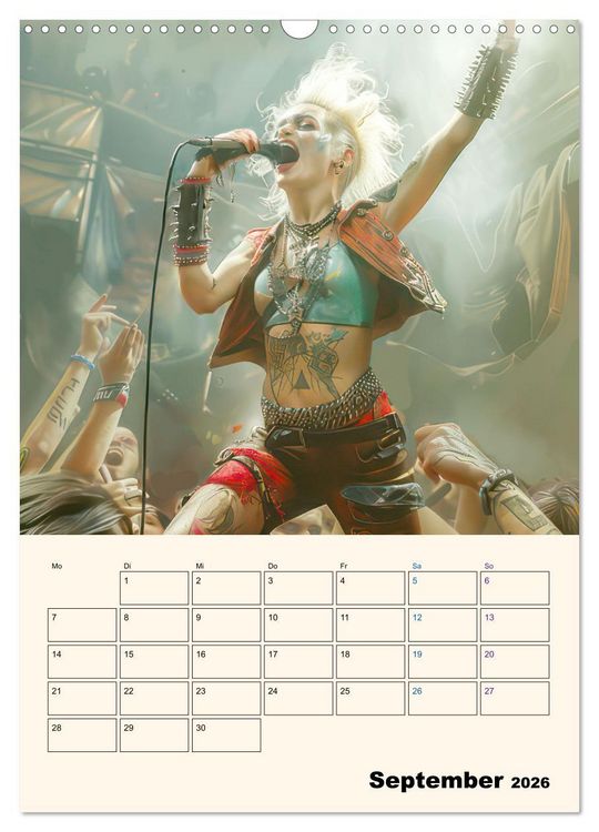 Produktbild: Punkerg&ouml;ren - In Aktion (Wandkalender 2026 DIN A3 hoch), CALVENDO Monatskalender