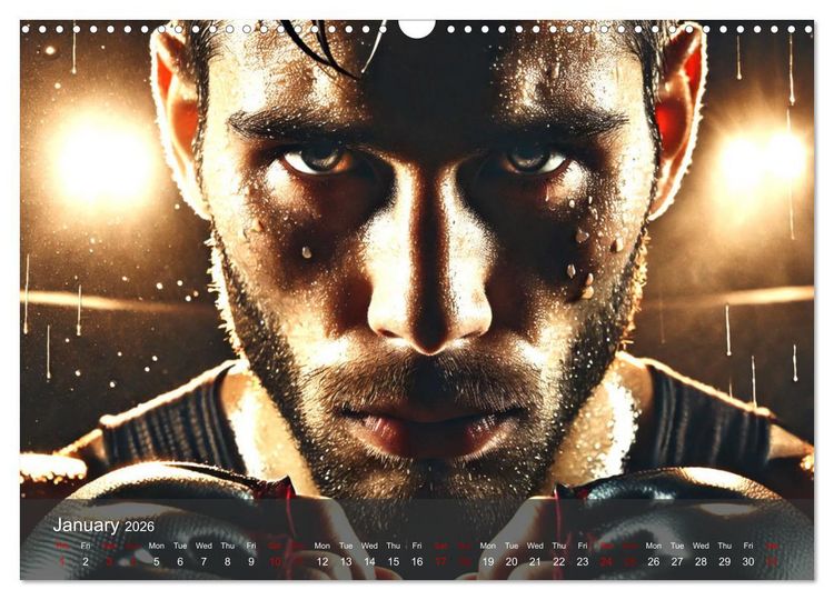 Produktbild: MMA UK - The ultimate fight (Wall Calendar 2026 DIN A3 landscape), CALVENDO 12 Month Wall Calendar