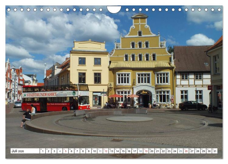 Produktbild: Stadt Wismar 2026 (Wandkalender 2026 DIN A4 quer), CALVENDO Monatskalender
