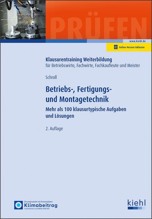 Produktbild: Betriebs-, Fertigungs- und Montagetechnik