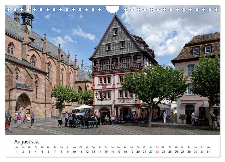 Produktbild: Neustadt an der Weinstra&szlig;e - Ansichtssache (Wandkalender 2026 DIN A4 quer), CALVENDO Monatskalender