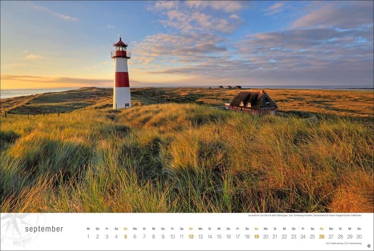 Produktbild: Nordsee Globetrotter Kalender 2027 - Von frischem Wind und weiten Str&auml;nden