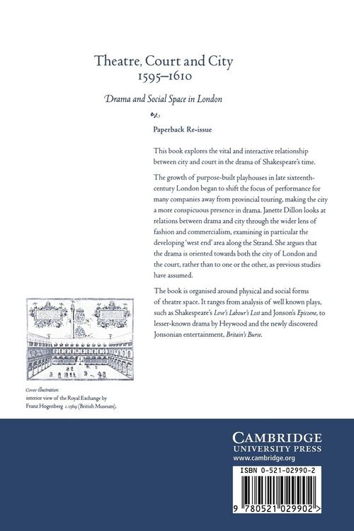 Produktbild: Theatre, Court and City, 1595 1610