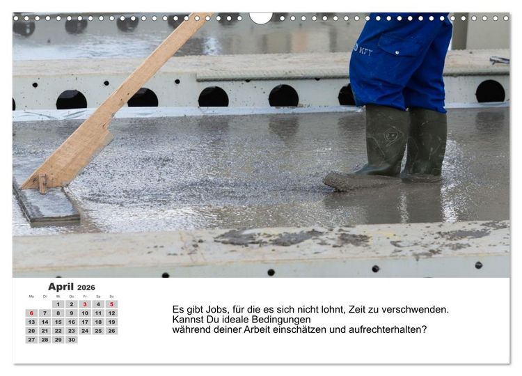 Produktbild: Spiritualit&auml;t in der Bauindustrie (Wandkalender 2026 DIN A3 quer), CALVENDO Monatskalender
