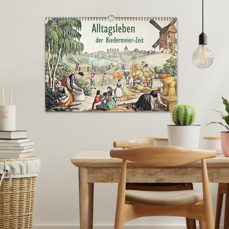 Produktbild: Alltagsleben der Biedermeier-Zeit (Wandkalender 2026 DIN A3 quer), CALVENDO Monatskalender