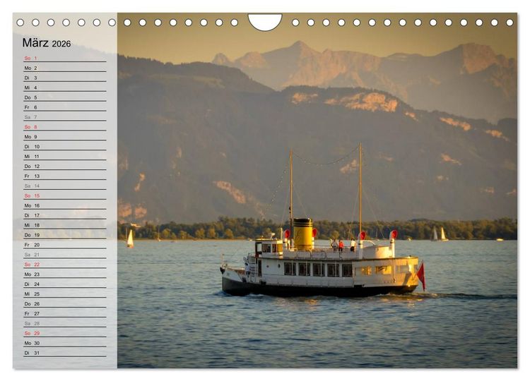 Produktbild: Unterwegs am Bodensee (Wandkalender 2026 DIN A4 quer), CALVENDO Monatskalender