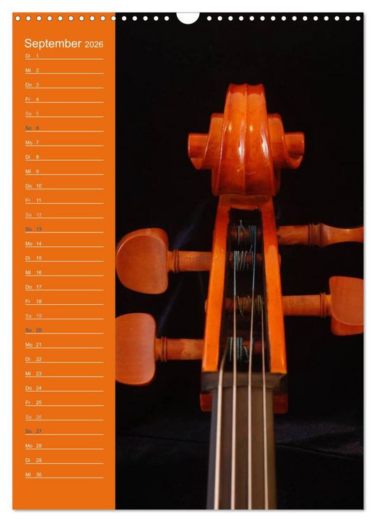 Produktbild: Geliebtes Cello (Wandkalender 2026 DIN A3 hoch), CALVENDO Monatskalender