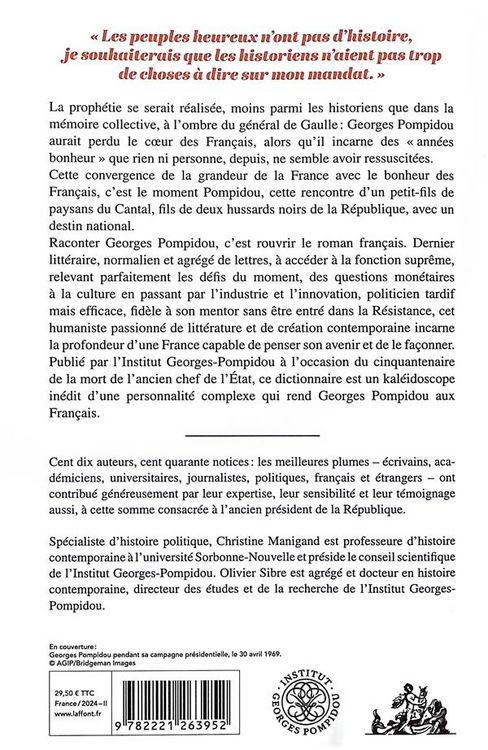 Produktbild: Le dictionnaire Pompidou : plus de cent auteurs, t&eacute;moins et experts,