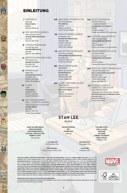 Produktbild: Stan Lee Anthologie