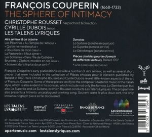 Produktbild: Couperin: The Sphere of Intimacy