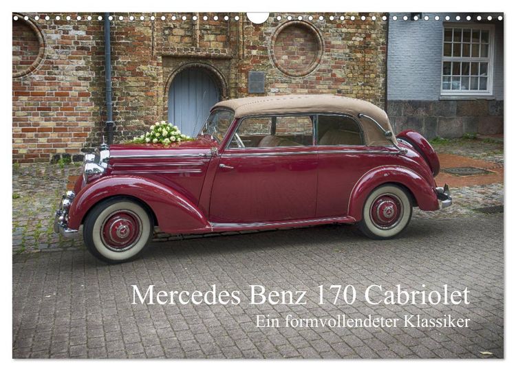 Produktbild: Mercedes Benz 170 Cabriolet (Wandkalender 2026 DIN A3 quer), CALVENDO Monatskalender